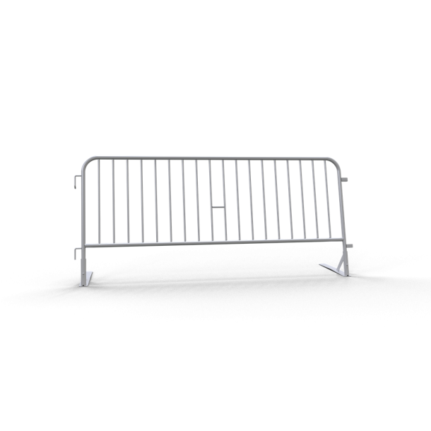 Crowd barrier | with flat foot
